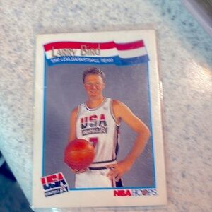 Larry Bird 1991 NBA Hoops Team USA Basketball #576 PSA 10 Gem Mint Dream Team